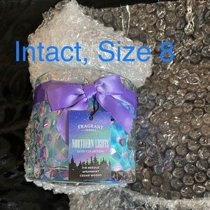 Intact Size 8 Fragrant Jewels Northern Lights Satin Candle